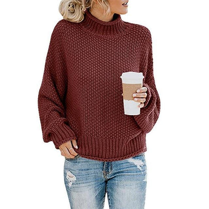 Rylie - moderno jersey de punto con cuello alto