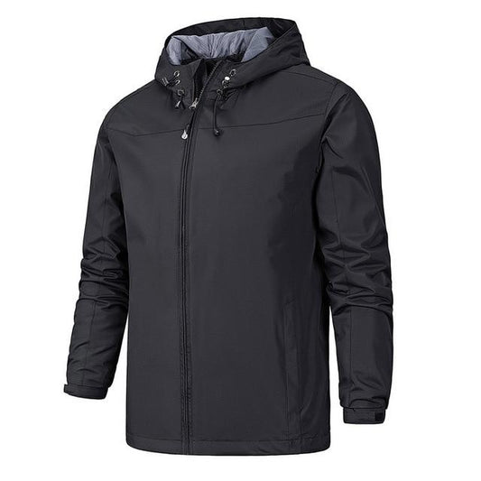 Chaqueta softshell ligera y casual con capucha para hombre | Ideal para otoño/invierno