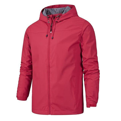 Chaqueta softshell ligera y casual con capucha para hombre | Ideal para otoño/invierno