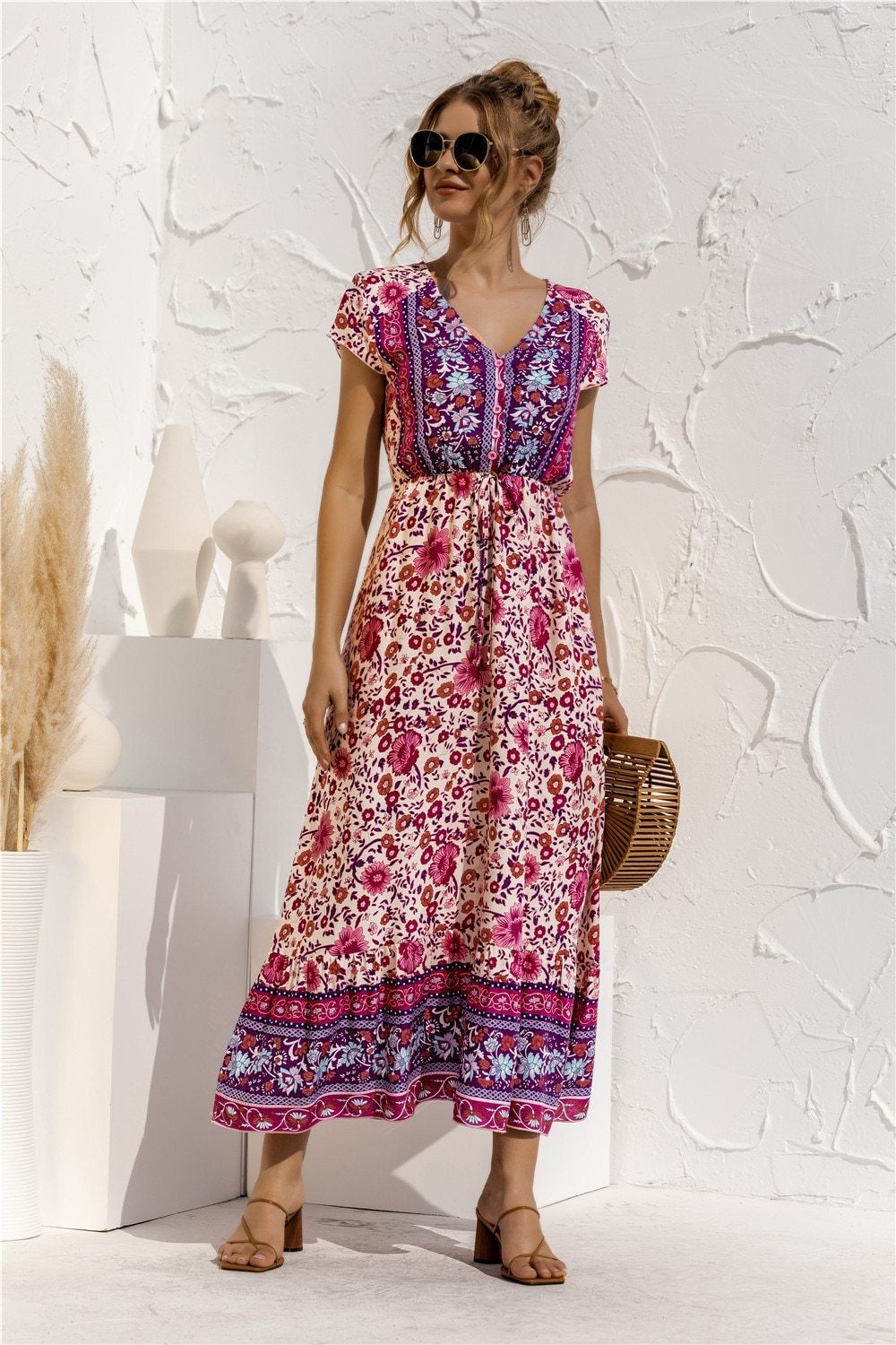 Vestido boho de diseño "Florella