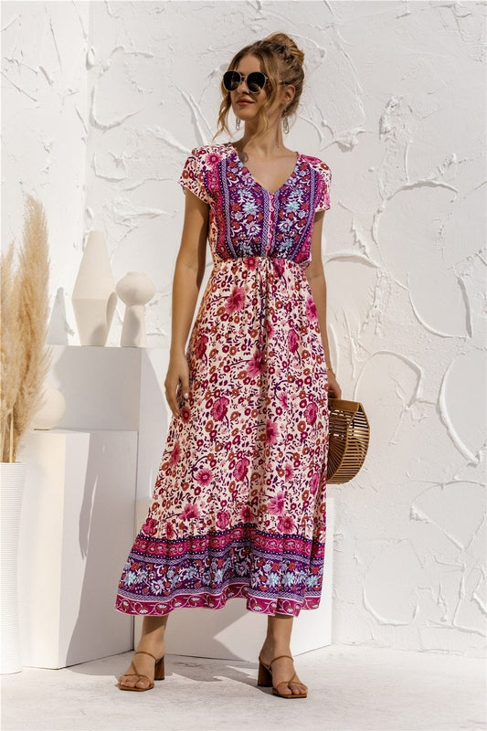 Vestido boho de diseño "Florella