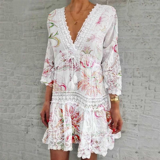 "Lenora" vestido boho de diseño