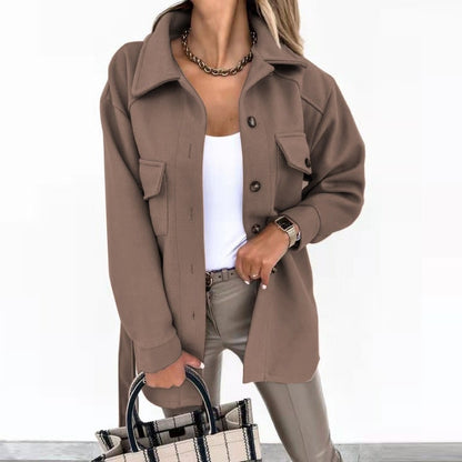 Erylia™ | Abrigo camisero a la moda
