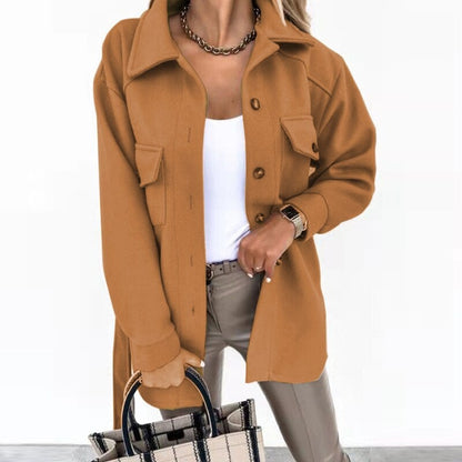 Erylia™ | Abrigo camisero a la moda