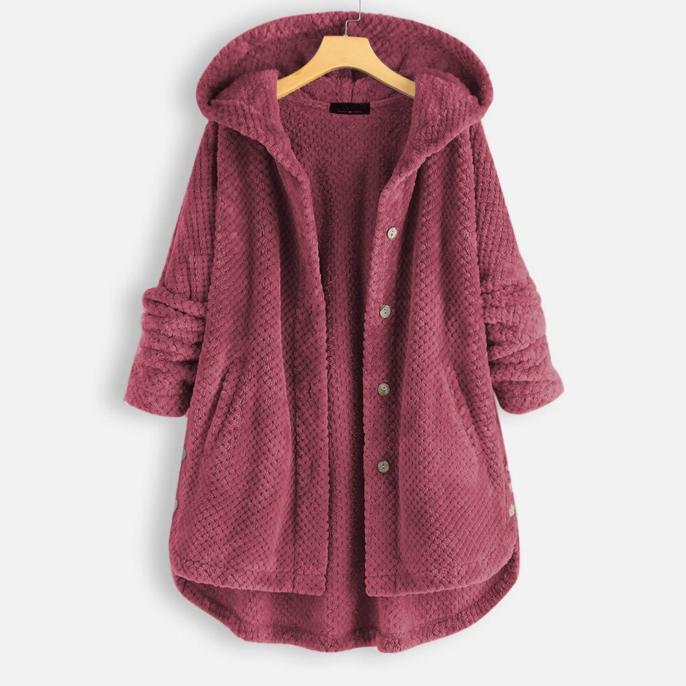 Chaqueta oversize con capucha para mujer | Arabella