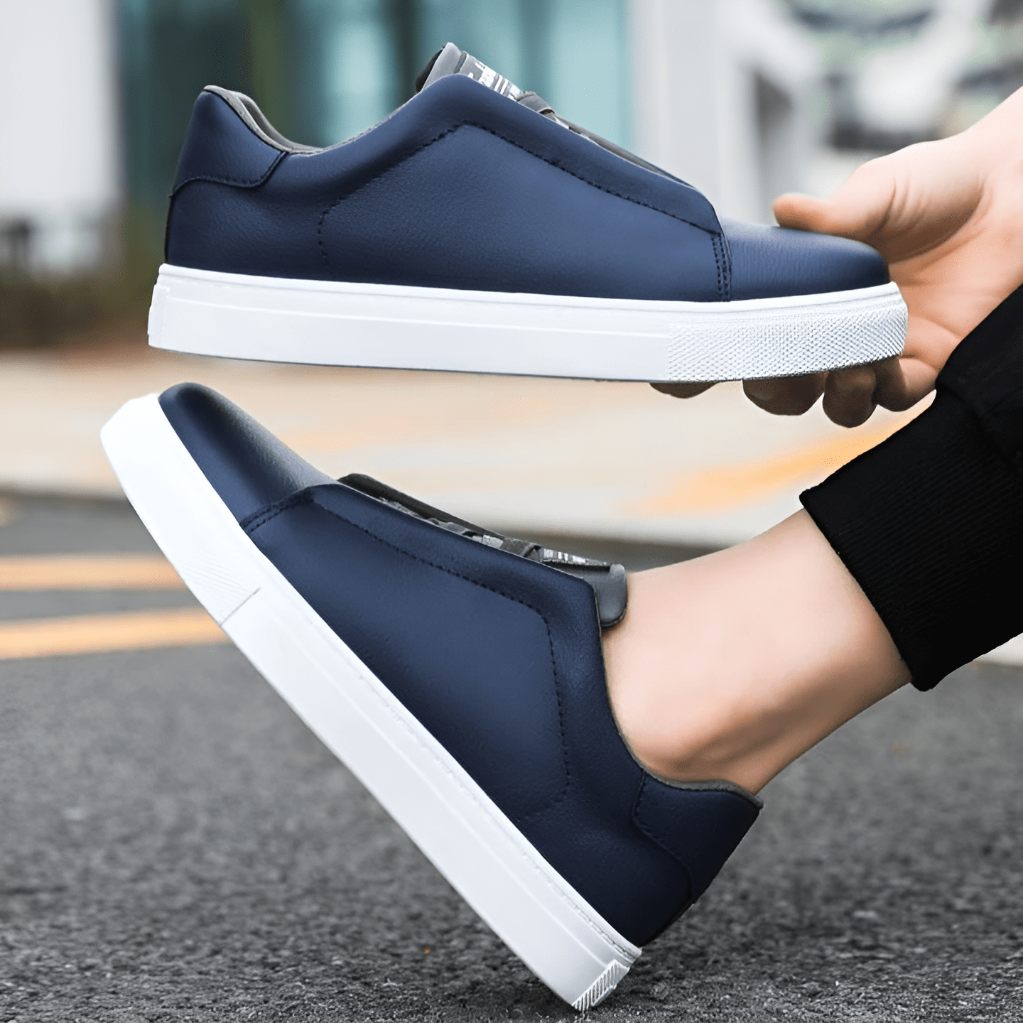 Męskie Sneakersy Niskie