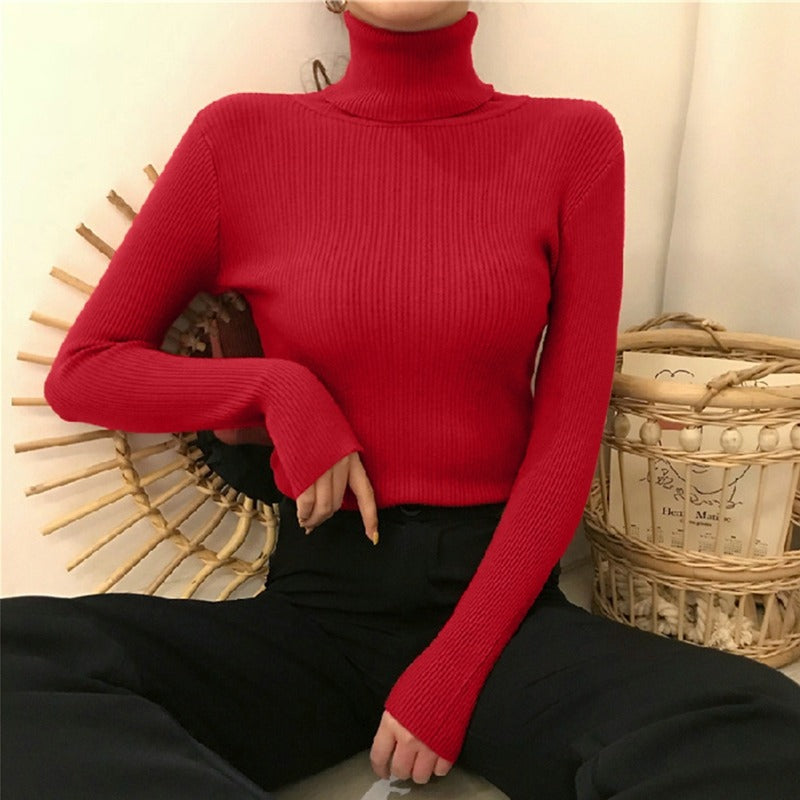 Jersey de cuello alto: moderno y cómodo