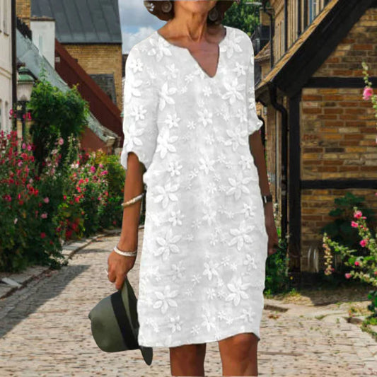 Elegante maxi vestido de verano para mujer