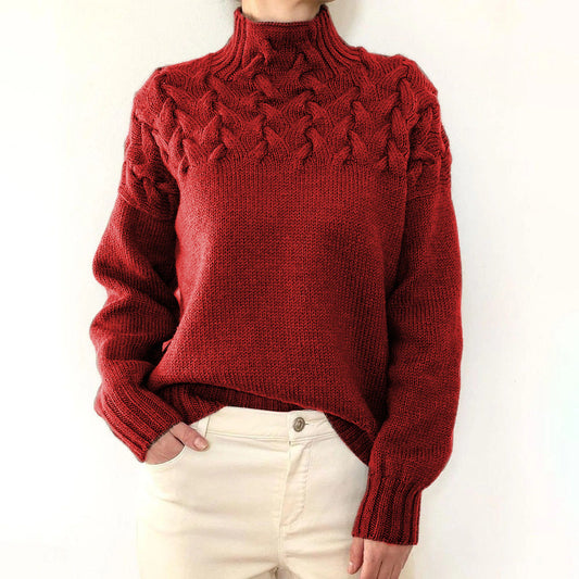 Risa | Jersey de punto de cuello alto