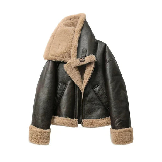 Juliette - Cálida chaqueta de cuero