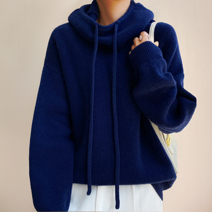 Lana - Sudadera con capucha de manga larga para mujer