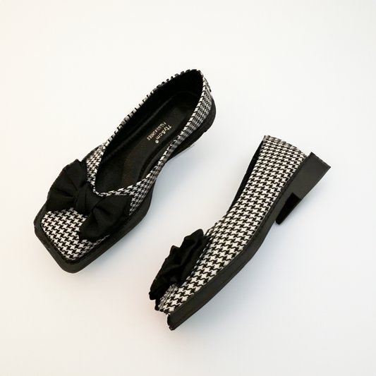 Square Toe Shallow Mouth Slip|on Mocasines de mujer