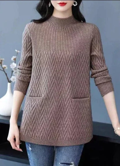 Margarete | Jersey de cuello alto para mujer