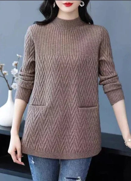 Margarete | Jersey de cuello alto para mujer