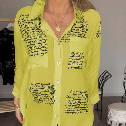 Maryam | Elegante blusa larga con botones