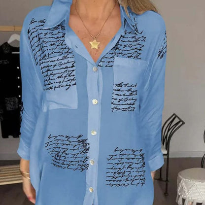 Maryam | Elegante blusa larga con botones