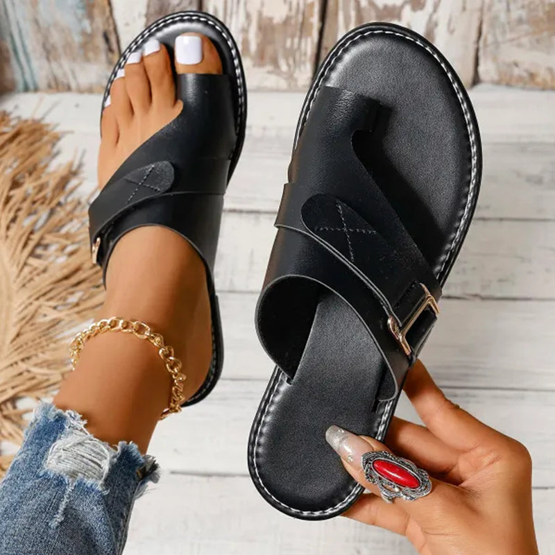 Vicki® | Sandalias ortopédicas de piel de lujo