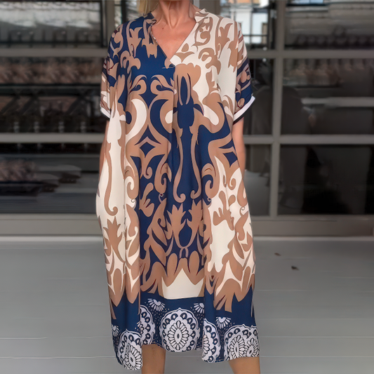 Vestido boho que cubre el vientre