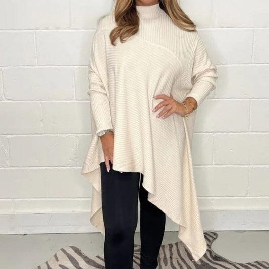 Lorenia - Elegante jersey largo para mujer