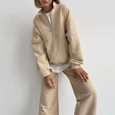 Hally - Cómodo conjunto Hal-Zip para mujer