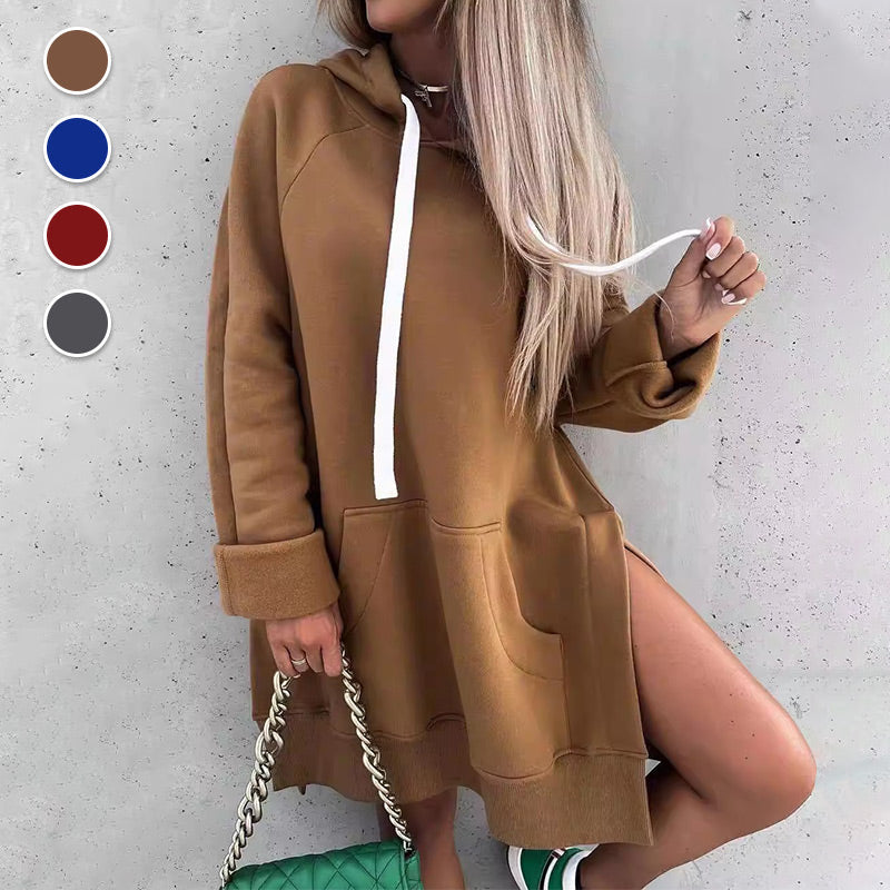 Oliana - Acogedora chaqueta con capucha para mujer