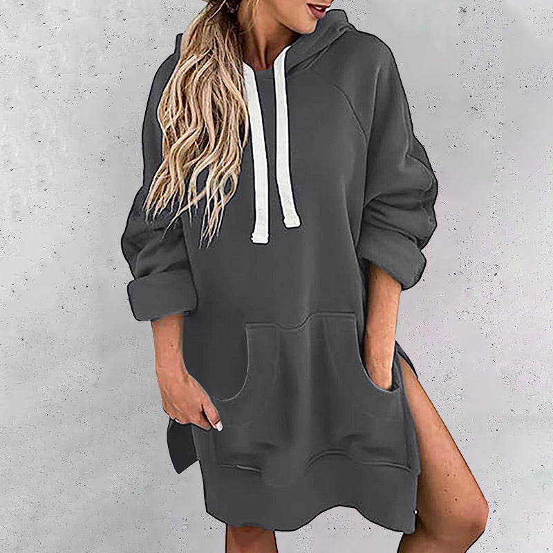 Oliana - Acogedora chaqueta con capucha para mujer
