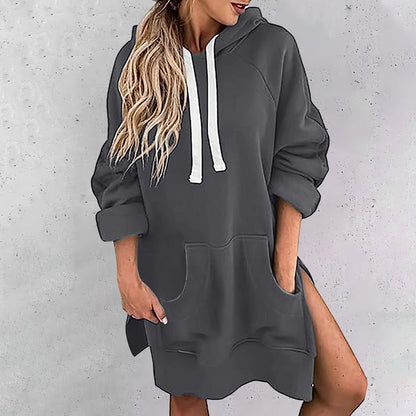 Oliana - Acogedora chaqueta con capucha para mujer