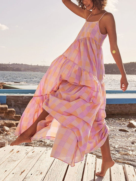 vestido a cuadros