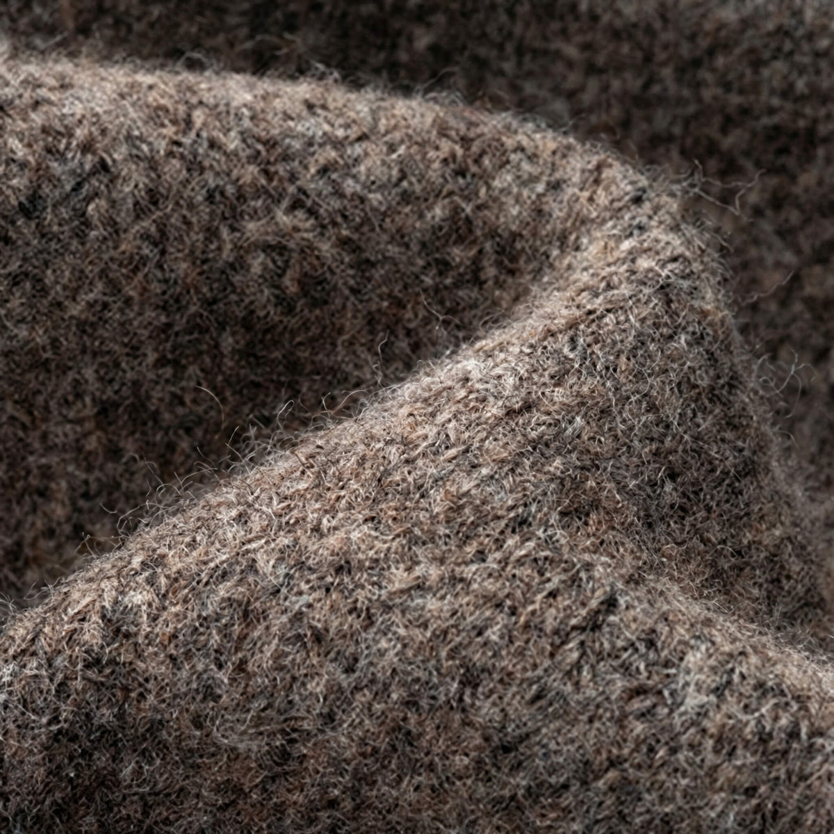 Sweter Męski Oversize Kołnierzyk Polo Dekolt V