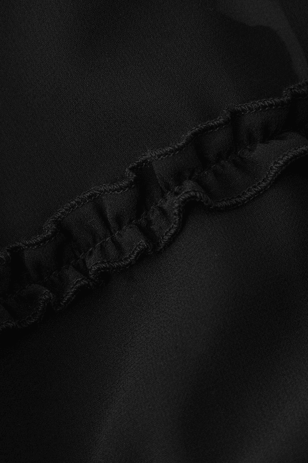 Damski Przejrzysty Top Cami z Falbaną