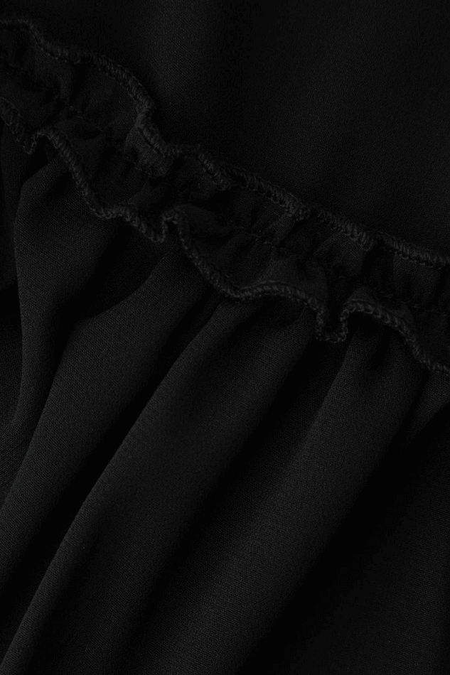 Damski Przejrzysty Top Cami z Falbaną