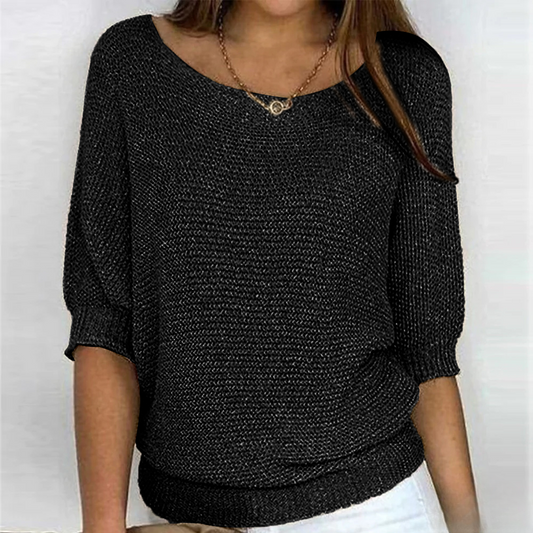 Top de punto brillante para mujer