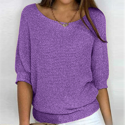 Top de punto brillante para mujer