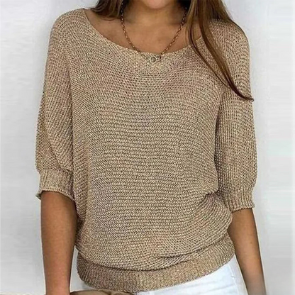Top de punto brillante para mujer