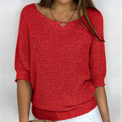 Top de punto brillante para mujer