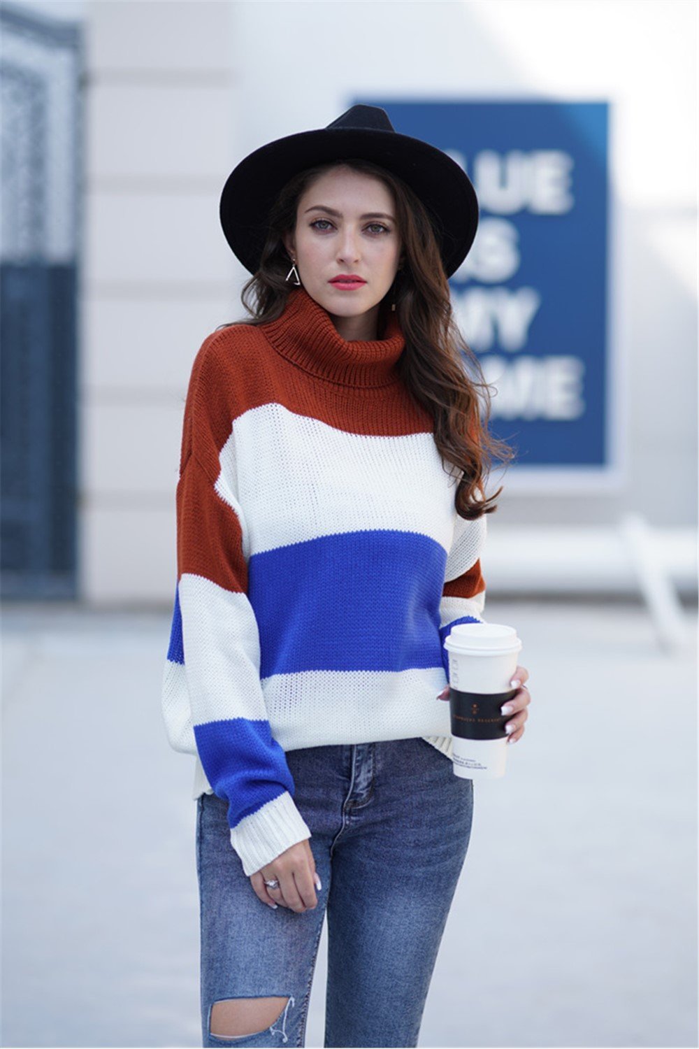 Jersey de rayas para mujer
