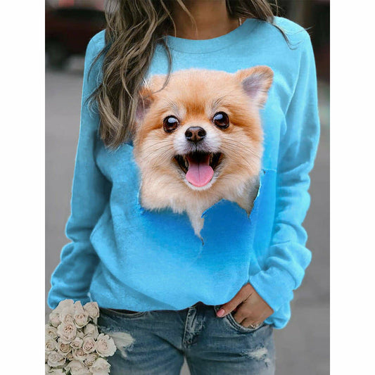 Jersey de invierno de manga larga para mujer