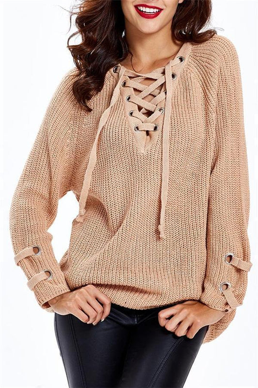 Jersey de tirantes con cuello en V a rayas para mujer