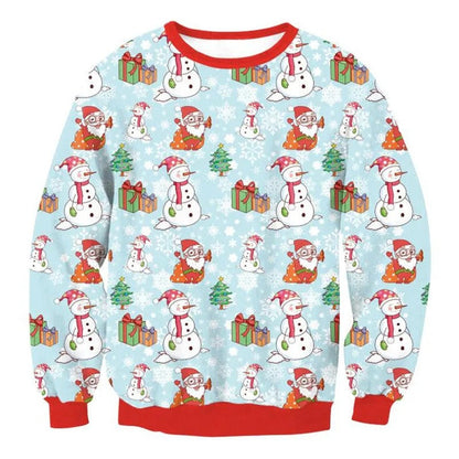 Joris | Cálido jersey de punto con un divertido motivo navideño en 3D para hombre y mujer
