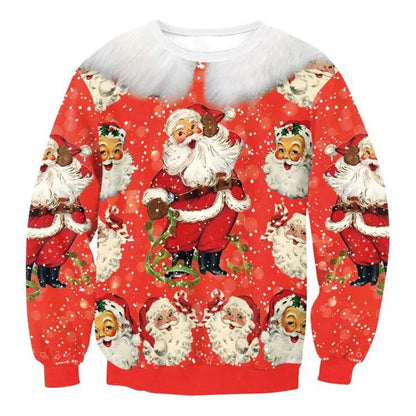 Joris | Cálido jersey de punto con un divertido motivo navideño en 3D para hombre y mujer