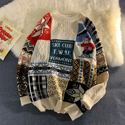 Lennart | Jersey patchwork unisex "Ski Club