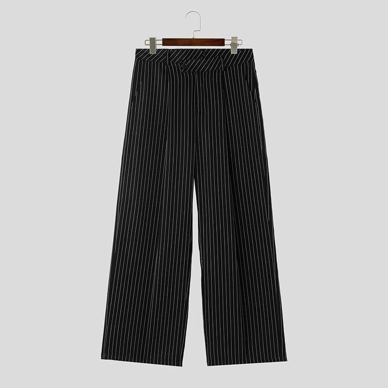 pantalones de talle alto para hombre