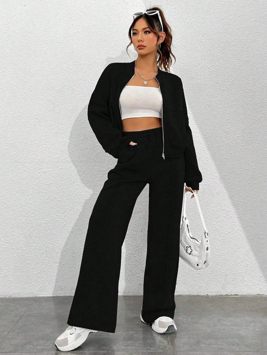 Clare - Conjunto de bomber y pantalón para mujer