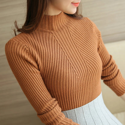 Joan| Jersey de mujer de cuello alto para el día a día