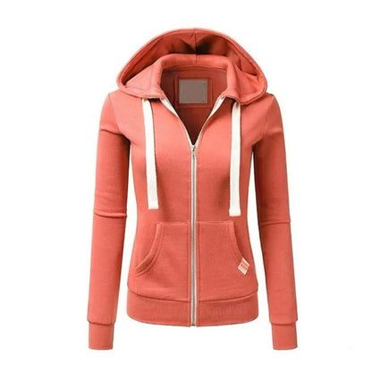 Samantha | Sudadera con capucha y cremallera para mujer
