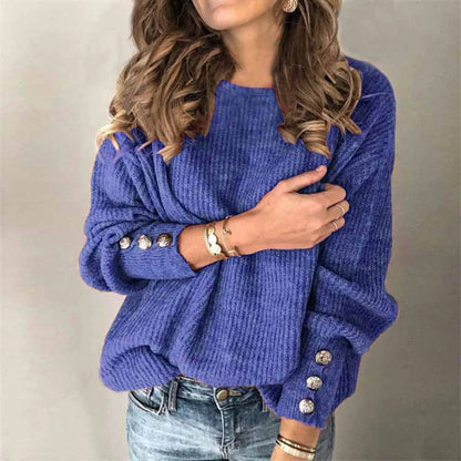 Ulric| Jersey holgado de mujer con escote redondo