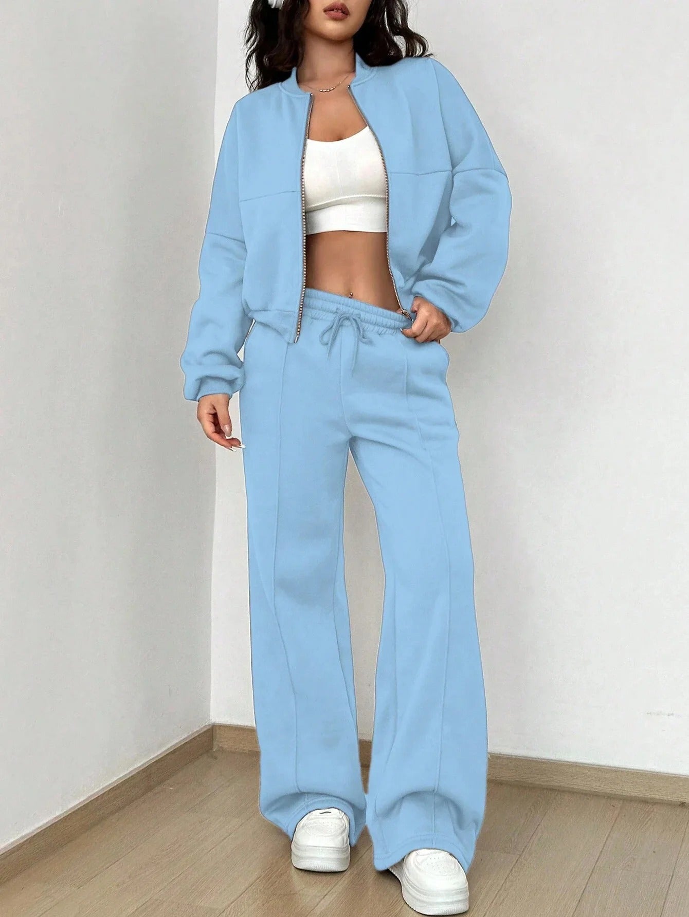 Clare - Conjunto de bomber y pantalón para mujer