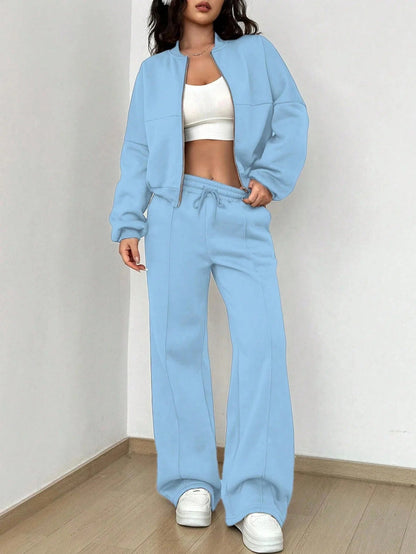 Clare - Conjunto de bomber y pantalón para mujer