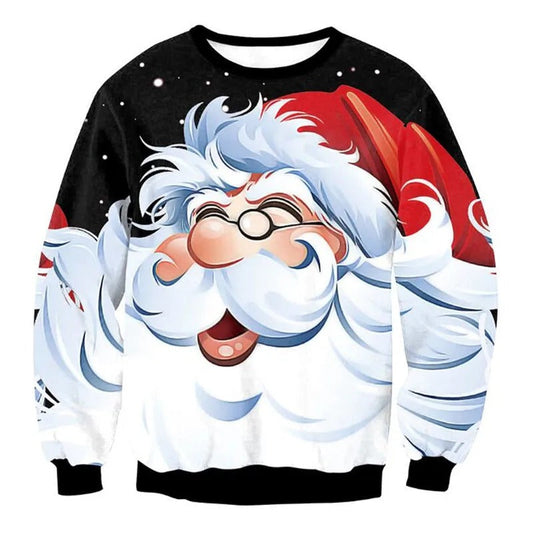 Jannis | Cálido jersey de punto con motivos navideños en 3D para hombre y mujer