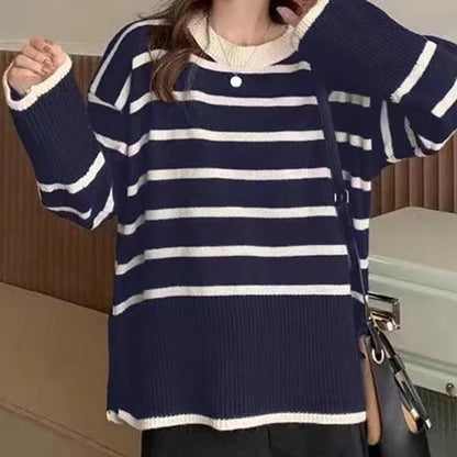 Megan | Jersey de manga larga a rayas para mujer